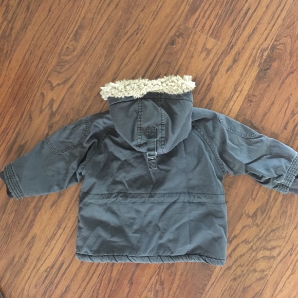 Toddler winter coat sherpa lined 24 M 2T - Picture 3 of 6